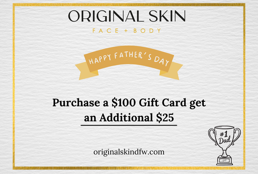 Father's Day Gift Certificate $100 Get $25 extra!
